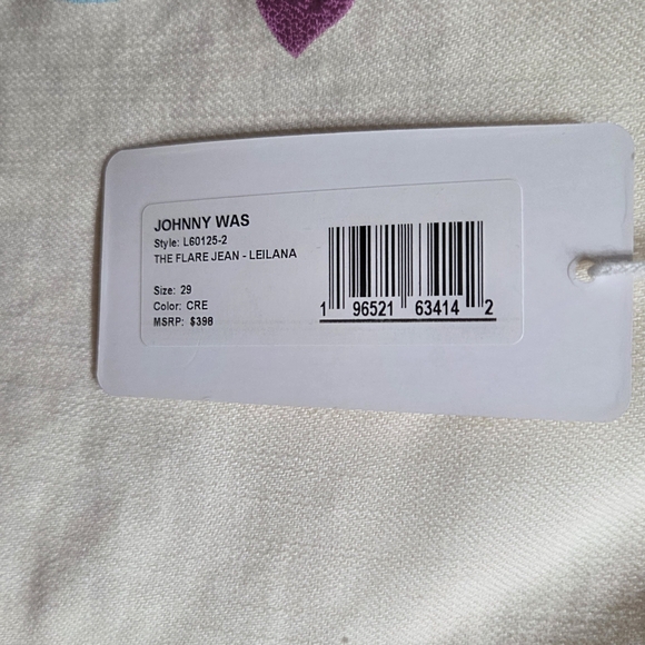 Johnny Was Jade The Flare Jean Leilana Size 29 - Picture 11 of 11
